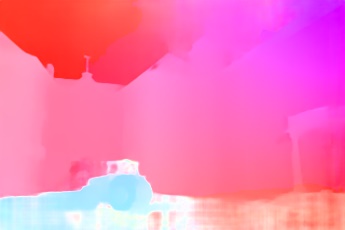 Castle flow field: PWC-Net